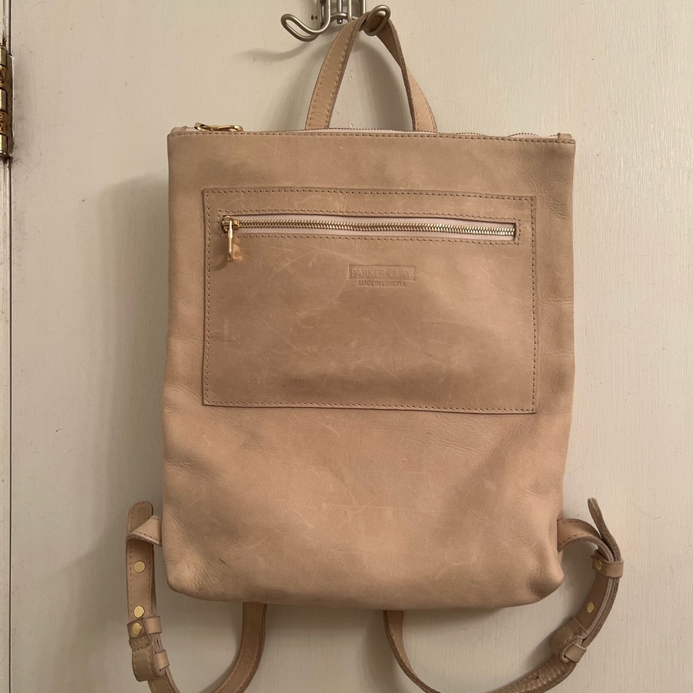 Parker Clay Miramar Leather Backpack